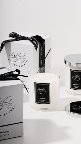 Secret Scents White Tea Candle